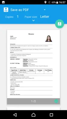 CV Maker Resume PDF Editor android App screenshot 11