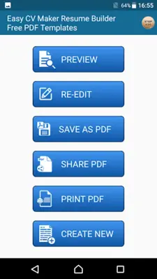 CV Maker Resume PDF Editor android App screenshot 12