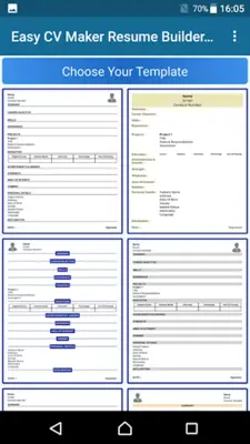 CV Maker Resume PDF Editor android App screenshot 8